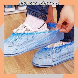 [Combo 100] Túi Nilon Bọc Giày Đi Mưa, Giúp Giày Dép Tiện Dụng Không Bị Dính Nước Mưa, Bụi Bẩn 88255 SHOP KHO TỔNG