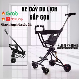 Xe đẩy du lịch Jiroshi - Xe đẩy em bé du lịch gấp gọn thông minh [Lớn]