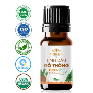 Tinh dầu gỗ Thông nguyên chất từ thiên nhiên, xông phòng, đuổi muỗi, thơm phòng - KingOil