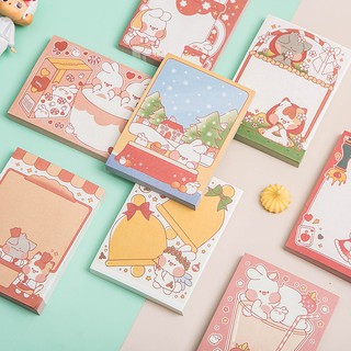 Giấy Note/ Giấy Ghi Chú Thỏ Nhí Nhảnh (100 Tờ)