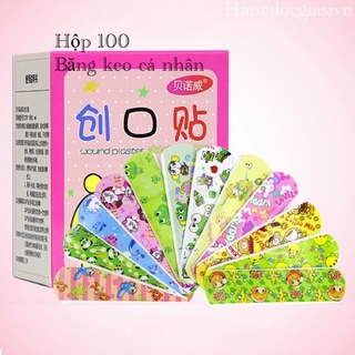 Hộp băng keo cá nhân 100 cái