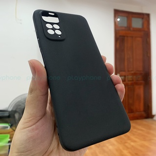 Ốp Lưng Xiaomi Redmi Note 11 11S Dẻo Đen Nhám Chống Bám Vân Tay Va Đập Bụi Bản Playphone