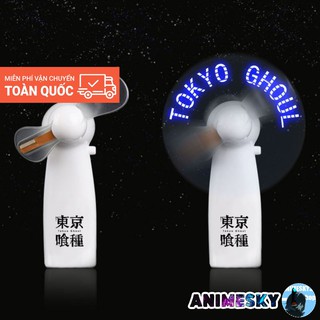 Quạt cầm tay in hình Manga Anime - Tokyo Ghoul, One Piece, Hanako, Kimetsu No Yaiba, Naruto, Sword Art Online, Fate