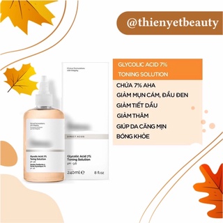 Toner tẩy da chết Toning Solution