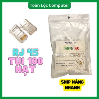 Hạt mạng RJ45 SENNIKO chân đồng chính hãng