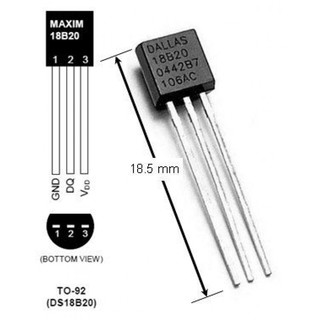 Cảm biến nhiệt độ DS18B20 ; LM35DZ