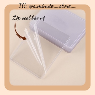 Toploader B8 và A7 trắng Glueset - Toploader trắng có seal - Thẻ nhựa đựng card idol (Đọc mô tả)