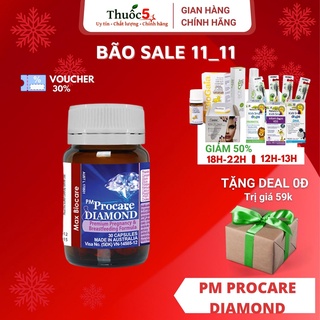 [GIÁ GỐC] PM Procare DIAMOND lọ 30 viên Vitamin cho bà bầu