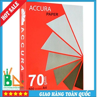 Giấy In FREESHIP Giấy In Photo Accura A4 ĐL 70Gsm