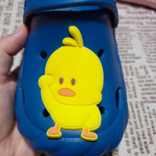 Sticker dán dép cross / nút gắn hkdesign mẫu vịt tiktok 4D TO / BIG / LỚN nhựa ( size 5.2cm )