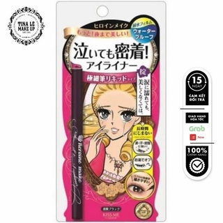 Kẻ mắt dạ kiss me heroine make smooth liquid eyeliner