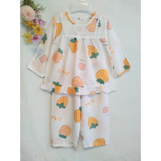 (8-25kg) Bộ lanh Tay Dài Quần Dài BÉ GÁI