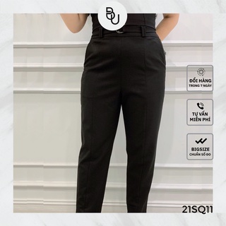 Quần baggy đũi cạp bán nguyệt BIGSIZE (55kg đến 95kg) - 21SQ11 - [BUstu Bigsize]
