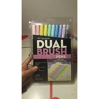 Bộ 10 Cây Bút Cọ 2 Đầu Tombow Pastel 56187