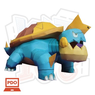 Mô hình giấy Pokemon Drednaw