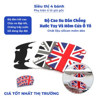 Bộ cao su dán tay hõm cửa trang trí xe ô tô, xe hơi bảo vệ và chống xước loại dày nhiều mẫu hàng