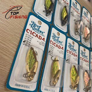 Mồi Lure Cicada Usa 10,5g &amp; 14g ( Hàng Chính Hãng ) Cá Sắt Cicada Mỹ - TopFishing