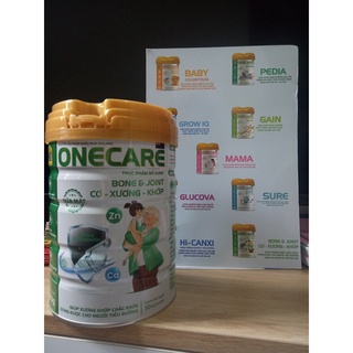 SỮA CƠ XƯƠNG KHỚP ONECARE LON 900G: Bổ sung Canxi - Glucosamine và đường ăn kiêng tốt cho cơ xương khớp, chống lão hóa