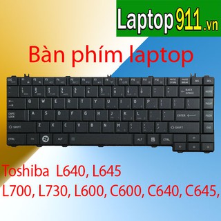 bàn phím laptop toshiba L640, L645, L700, L730, L600, C600, C640, C645 dùng thay thế cho bàn phím laptop toshiba