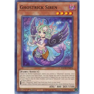 Thẻ bài Yugioh - TCG - Ghostrick Siren / BACH-EN014'