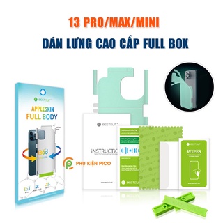 Dán lưng Iphone 13 chính hãng Bestsuit PPF cao cấp dẻo vân mờ dán full mặt lưng và viền cho Iphone 13