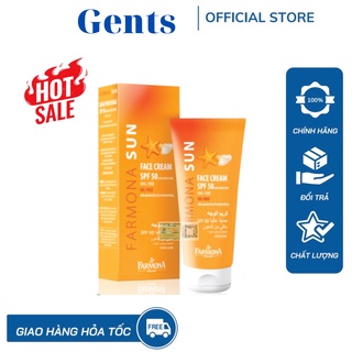 Kem Chống Nắng Farmona Sun Cho Da Nhạy Cảm, Nâng Tông Da, Không Gây Kích Ứng Da 50ml GentsOfficialStore