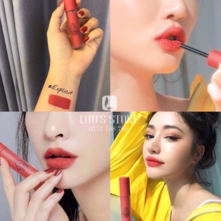 Son 3CE Lacquer #Explicit - Đỏ Cam Đất