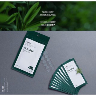 [Lẻ 1 tấm 12m] Miếng dán mụn Apieu Nonco Tea Tree Spot Patch