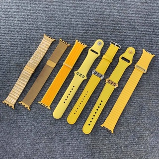 Bộ sưu tập dây Apple watch màu vàng nổi bật