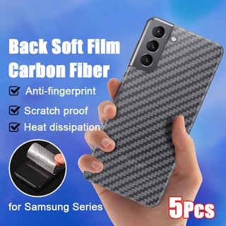 [Mua 1 để gửi 4] Miếng dán mặt lưng cacbon chống vân tay,xước Cho Samsung Galaxy S8 S9 S10 S20 S21 S22 S23 Plus Note 8 9 10 20 Ultra