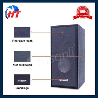 Loa vi tính 2.0 Kisonli T-004 kiểu dáng hiện đại (nhiều màu)