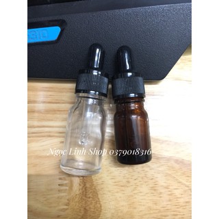 5 lọ chiết 10ml trắng ,5ml nâu