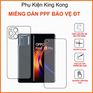 Dán Ppf Oppo Find X3 Pro / Find X3 Full màn chống bám vân tay.