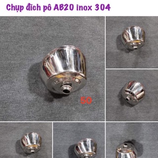 Chụp đuôi pô AB airblade 2020-2021 INOX