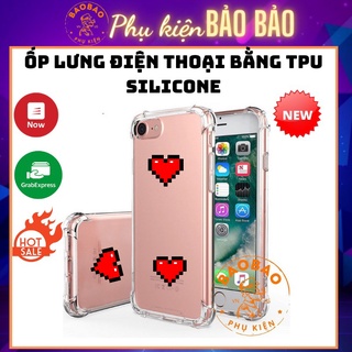 Ốp lưng điện thoại bằng TPU Silicone mềm trong suốt dành cho 6S->13PRM