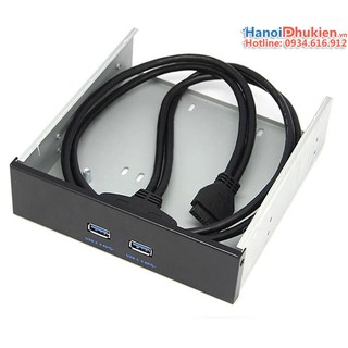Cáp 20pin USB 3.0 mainboard to 2 USB 3.0 gắn khay DVD