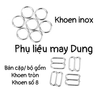Khoen móc tander inox bạc