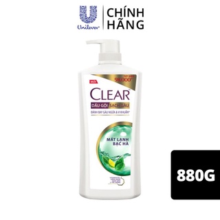 Dầu gội Clear bạc hà 880g