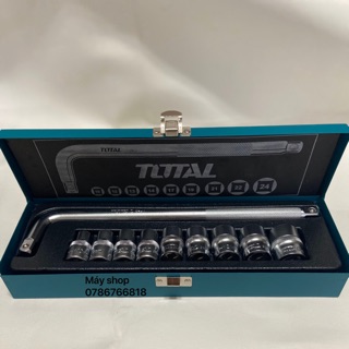 THTL121101 Bộ 10 đầu tuýp cần L 1/2 Total