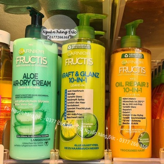Kem dưỡng tóc Garnier Fructis 10in1 bảo vệ nhiệt - phục hồi tóc toàn diện  - Nguồn hàng Đức