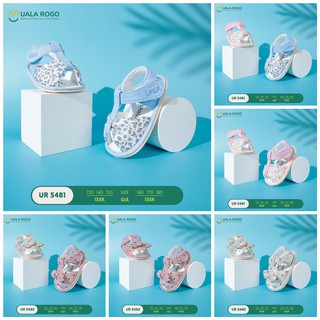 Dép tập đi sandal tập đi mềm êm chân chống trượt đế cao su noncho bé gái mẫu mới nhất 2021