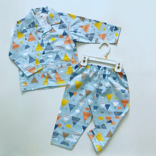 Pijama dài cho bé vải thô cotton hút mồ hôi - Nhiều mẫu 10-45kg