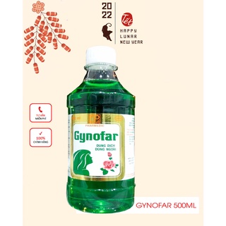 CHAI LỚN Dung dịch vệ sinh, tắm lưng Gynofar 500ml CÓ CHE TÊN