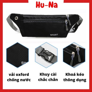 Túi đeo hông HuNa túi đeo bụng TX2 đeo chéo cao cáp nhiều ngăn mini đi du lịch đi chơi đeo ngực NaHu