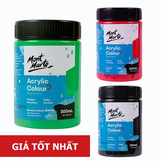 Màu Acrylic 3D Mont Marte Signature 300ml - BẢNG MÀU 2