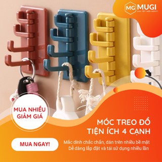 (GIÁ SIÊU RẺ) Móc treo dán tường tiện lợi - Móc dán tường đa năng (4 cạnh)