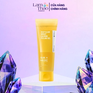Tẩy Tế Bào Chết Làm Sáng Da Dạng Gel Sur.Medic+ Deep Clear Bright Calming Peeling Gel