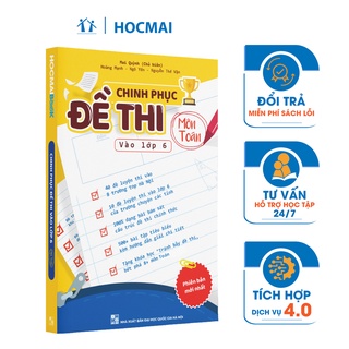 [LIFEMALL9915 - 12% đơn 99K] Sách - Chinh phục đề thi vào lớp 6 môn Toán