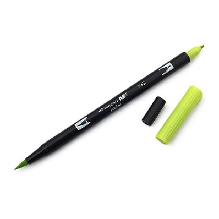 Bút lông cọ hai đầu Tombow ABT Dual Brush Pen - Brush/ Bullet - Chartreuse (133)