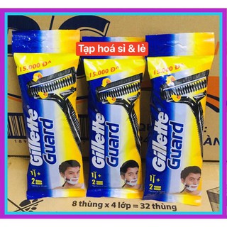[GILLETTE 1 Cây 2 Lưỡi] Dao Cạo Gillette Guard 1 Cán và 2 Đầu Lưỡi Dao